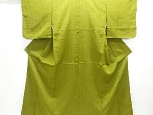 大正ロマン　縞織出しお召着物